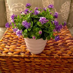 Lovely purple 💜 faux plant 🌱